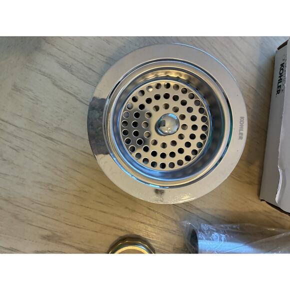 Kohler K-8801-CP Duostrainer Sink Strainer w/Drain, Tailpiece in Polished Chrome - Picture 6 of 16